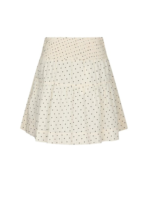 Tarrow Dot Skirt - Creme