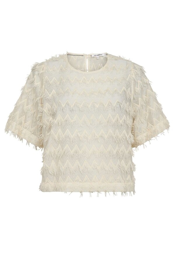 TriangleCC SS Blouse - Off White