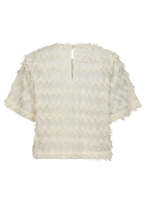 TriangleCC SS Blouse - Off White