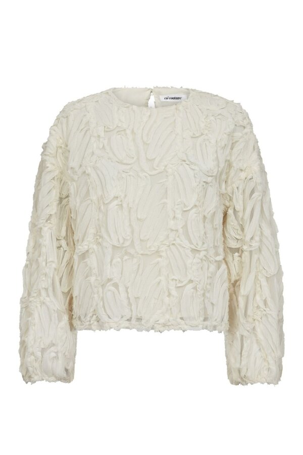 ShaniaCC Fluffy Blouse - Off White