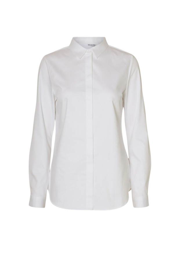 Romie Fitted Shirt - Bright White