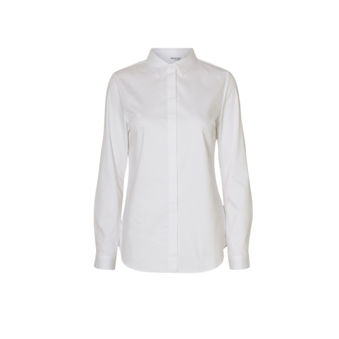 Romie Fitted Shirt - Bright White