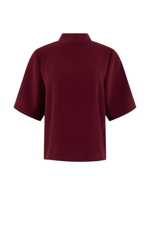 Blouse - Ruby Red Solid