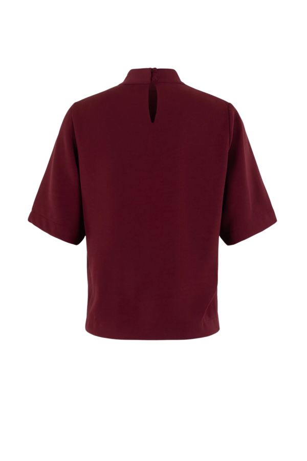 Blouse - Ruby Red Solid