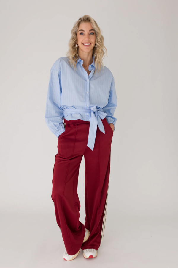 Blouse - Sky Blue Stripe