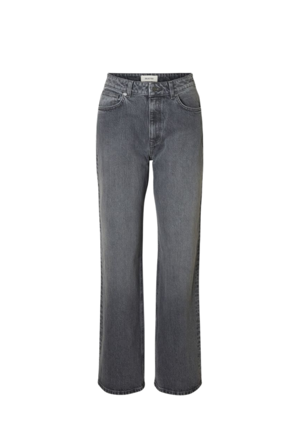 Wide Bea-Kori Jeans - Medium Grey