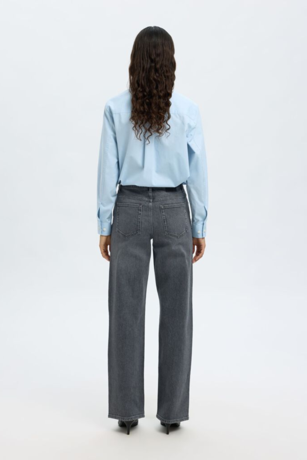 Wide Bea-Kori Jeans - Medium Grey