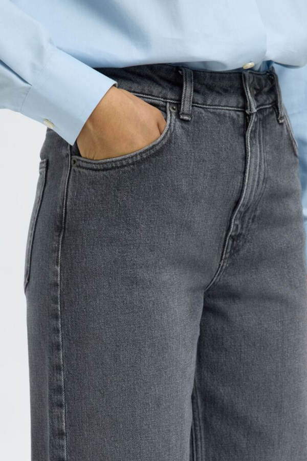 Wide Bea-Kori Jeans - Medium Grey