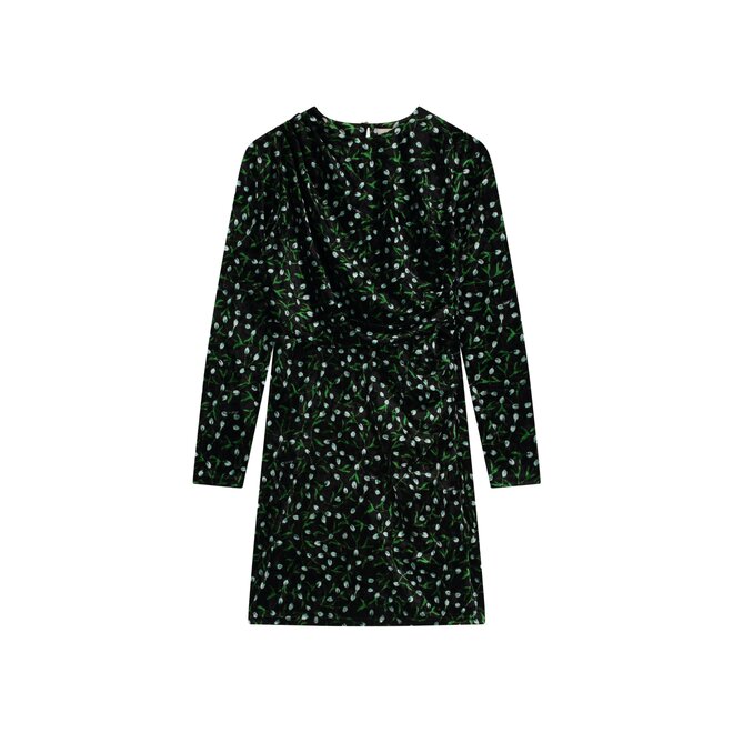 Verolin Dress - Black/Winter Greens