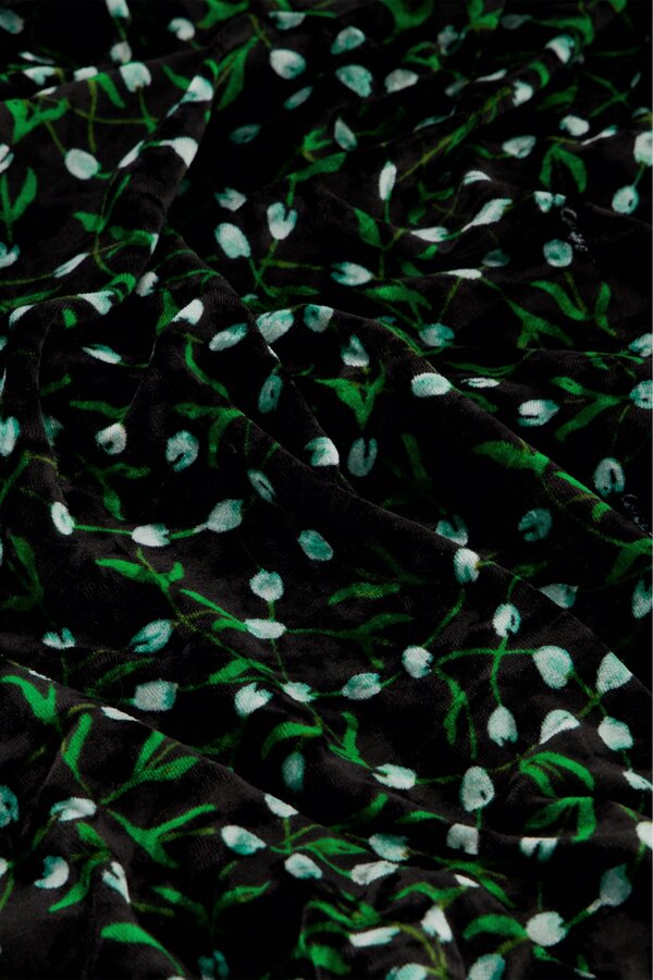 Verolin Dress - Black/Winter Greens