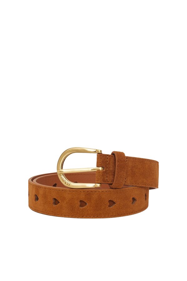Cut It Out Heart Belt - Burnt Suger