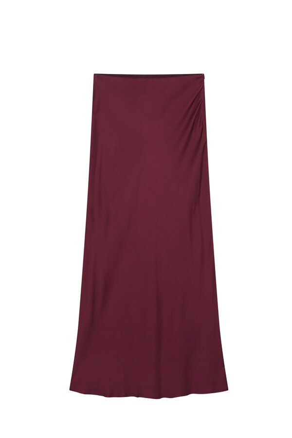 Laurent Maxi Skirt - Deep Burgundy
