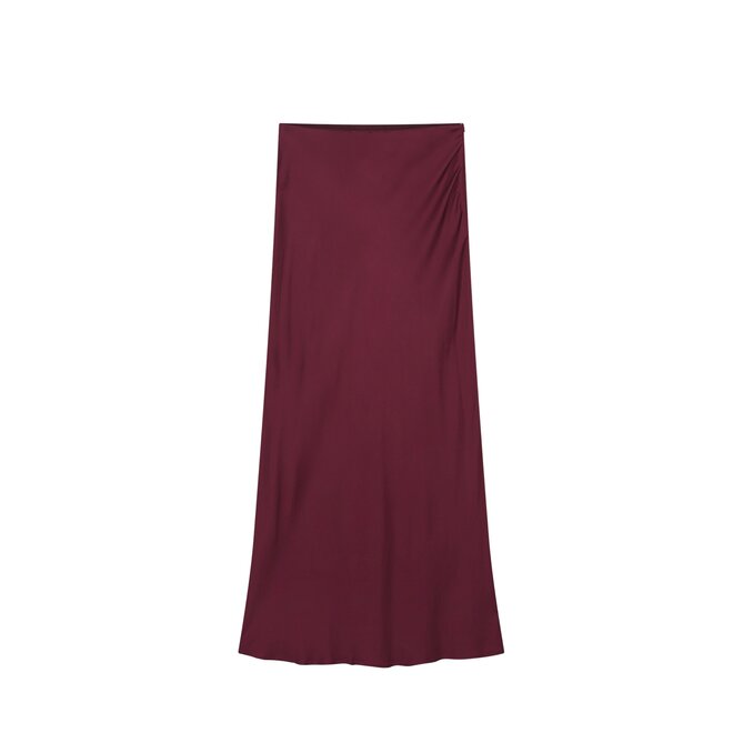 Laurent Maxi Skirt - Deep Burgundy