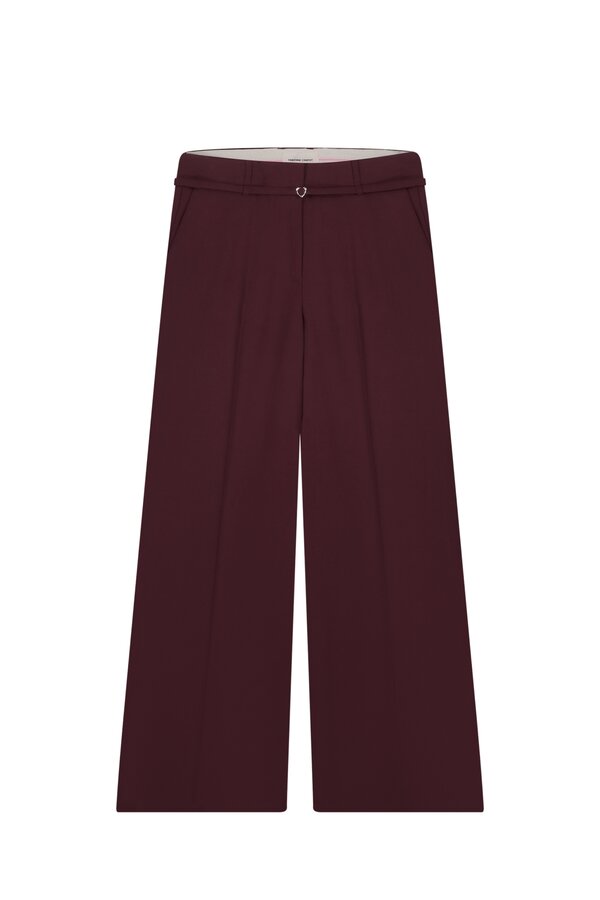 Nelsan Trousers - Deep Burgundy