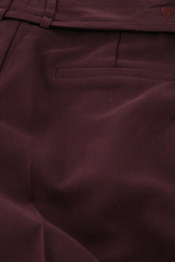 Nelsan Trousers - Deep Burgundy