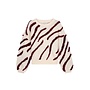 Zebra Pullover - Cosy White