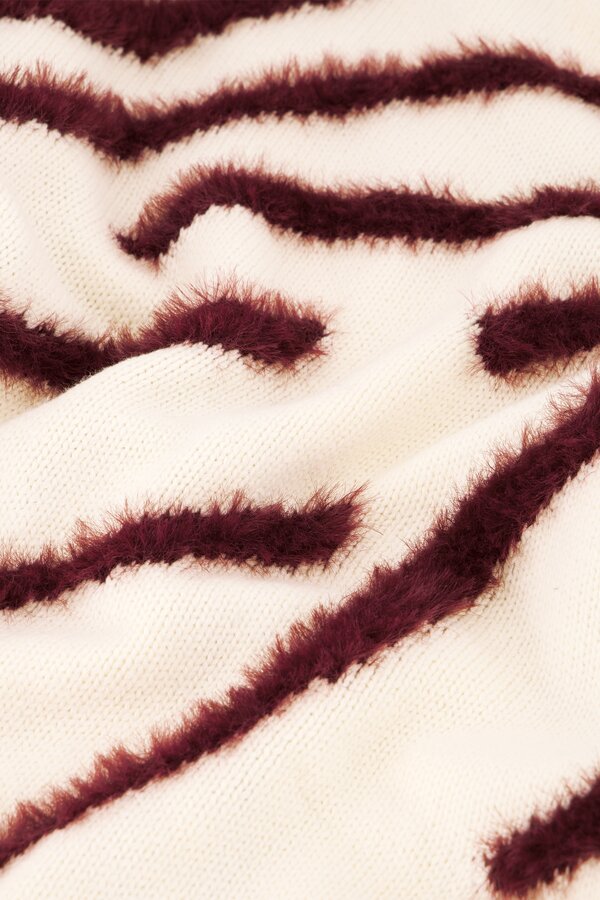 Zebra Pullover - Cosy White