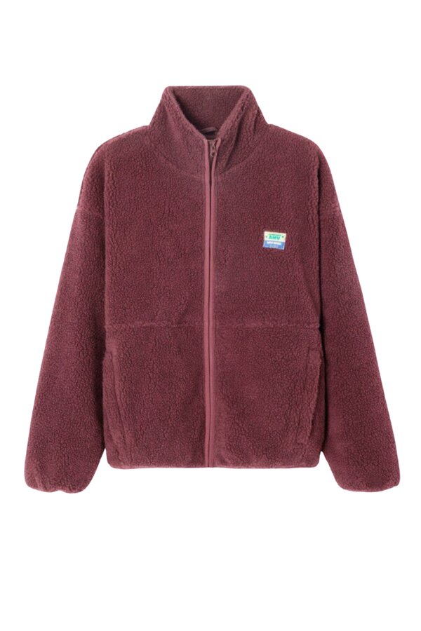 Hoktown Jacket - Burgundy Melange