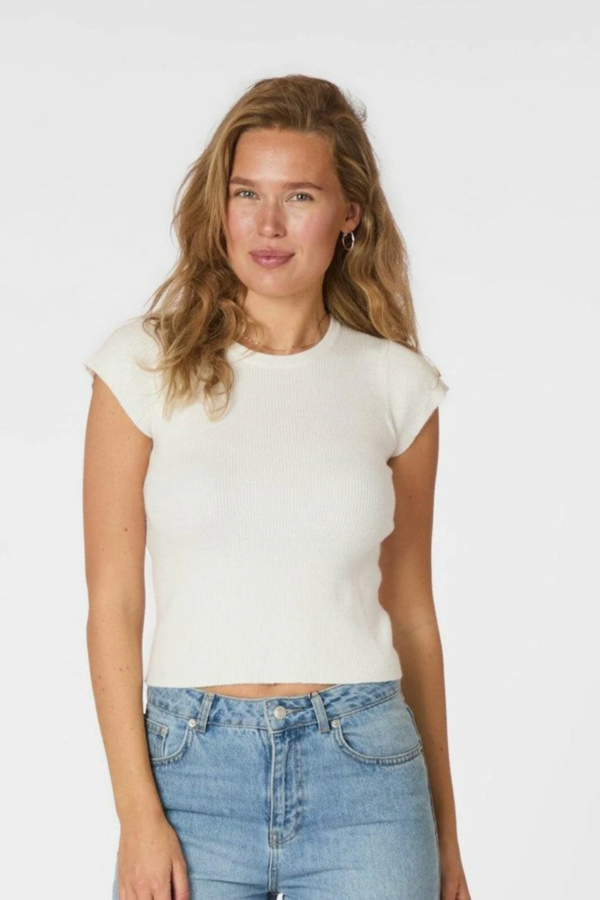 Tirra Knit Tee - Off White