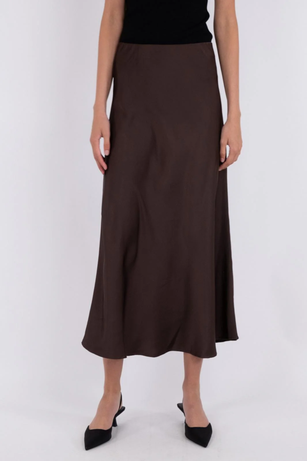Bovary Skirt - Dark Brown