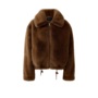Faux Fur Jacket - Bruin