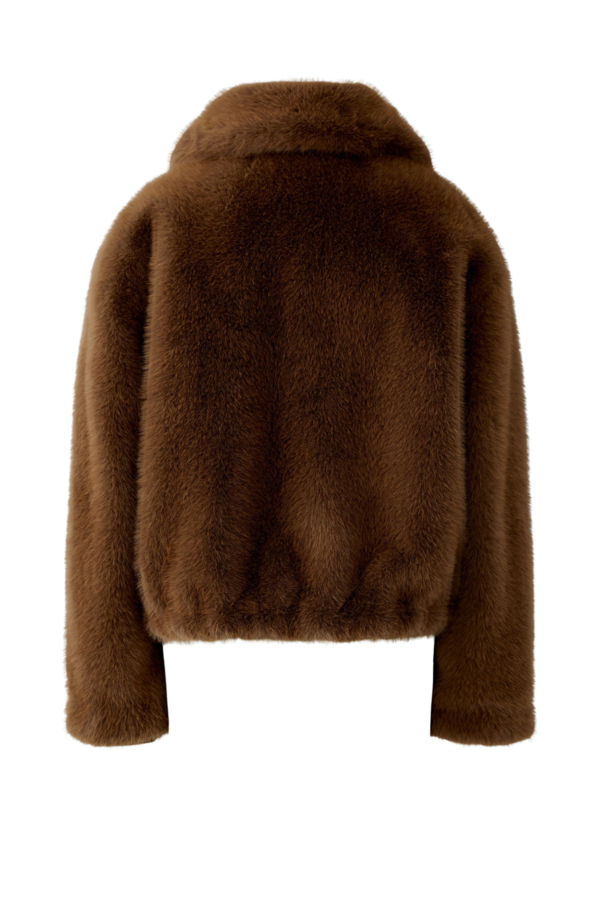 Faux Fur Jacket - Bruin