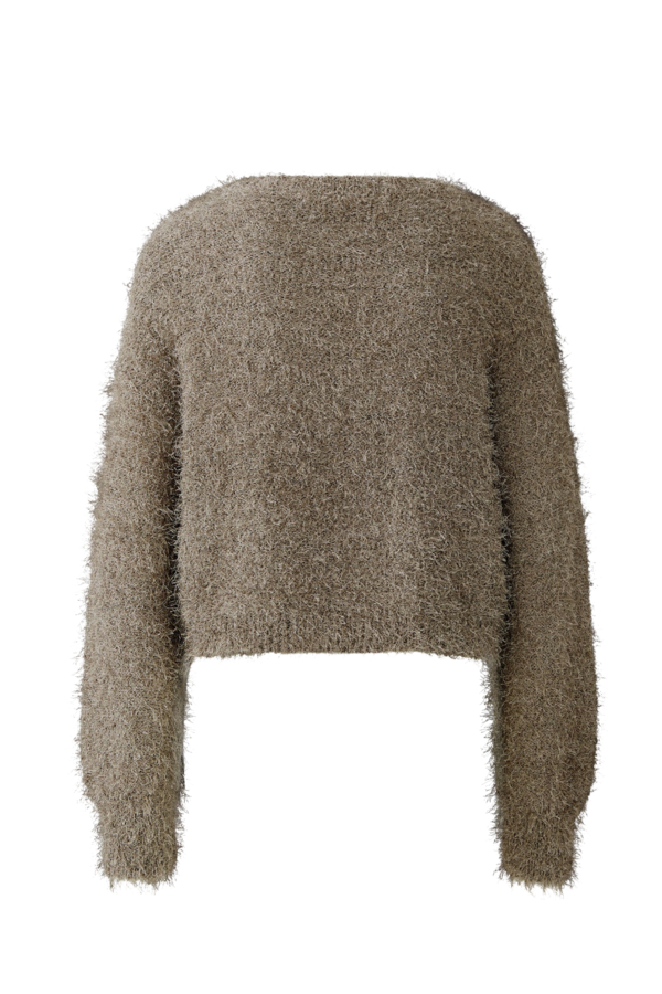 Fluffy sweater - Taupe
