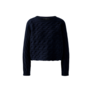 Cable Knit Sweater - Navy