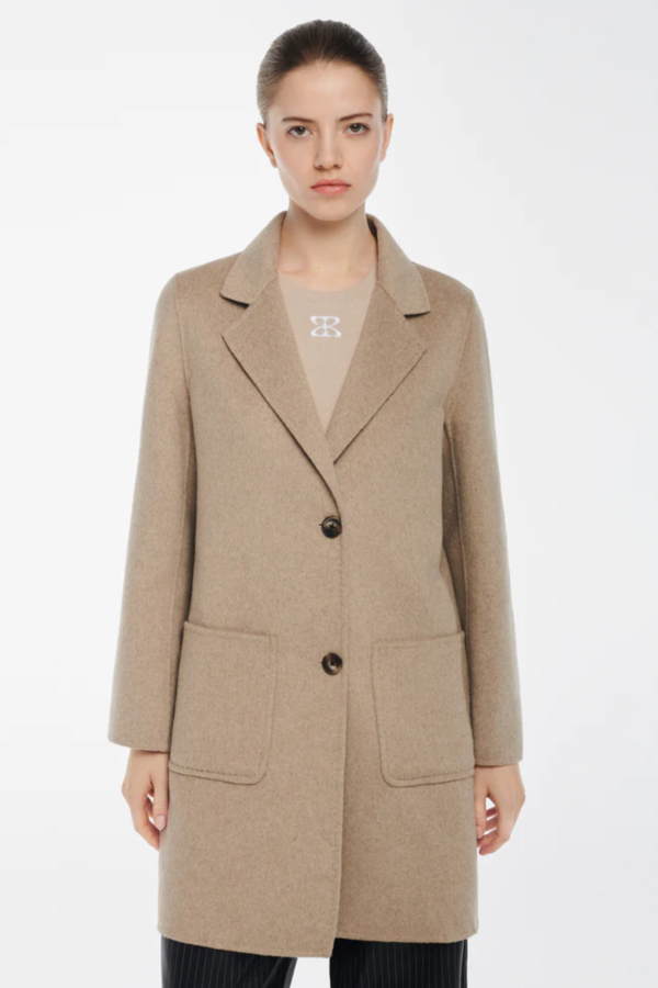 Moya Wool Blend - Dark Beige