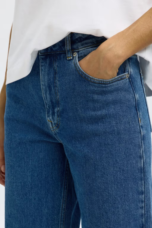 Wide Bea-Kori Jeans - Medium Blue