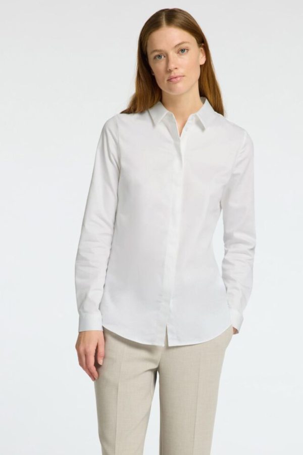 Romie Fitted Shirt - Bright White
