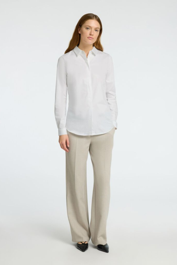 Romie Fitted Shirt - Bright White