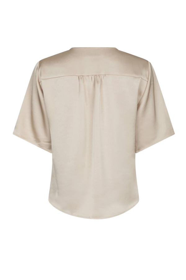 Casadia Heavy Sateen Blouse - Champagne