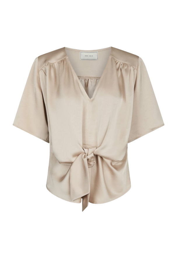 Casadia Heavy Sateen Blouse - Champagne