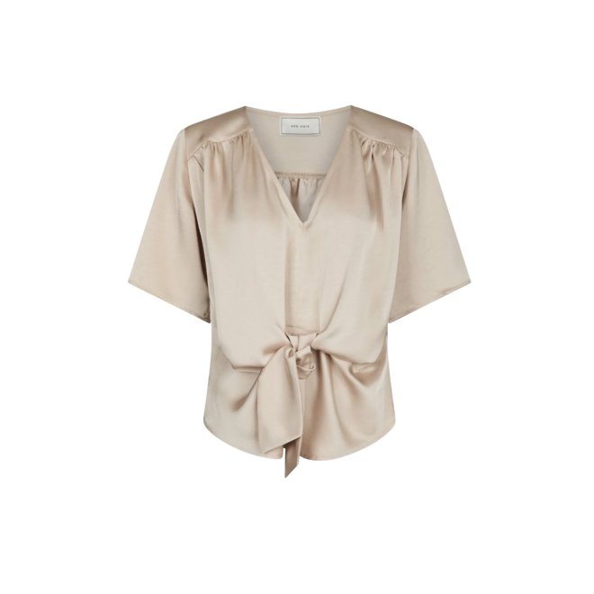 Casadia Heavy Sateen Blouse - Champagne