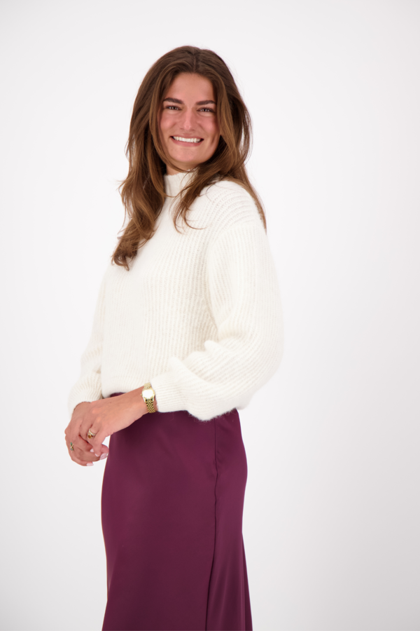 East Sweater - Mother Of Pearl Melange