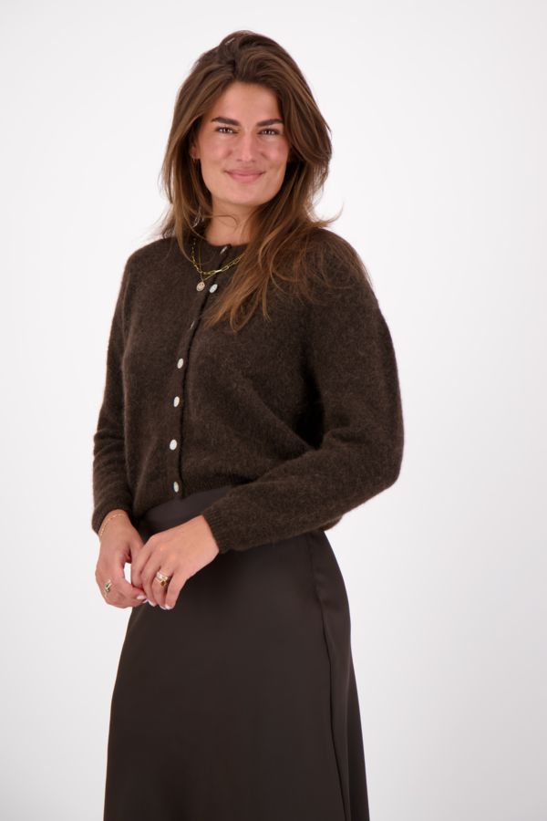 Vitow Cardigan - Coffee Melange