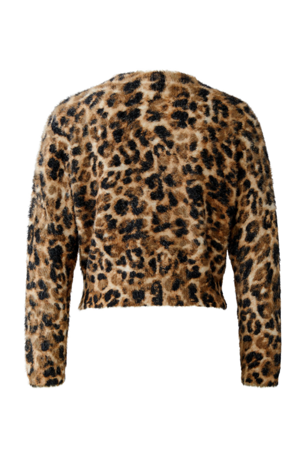 Leopard Pullover - Brown