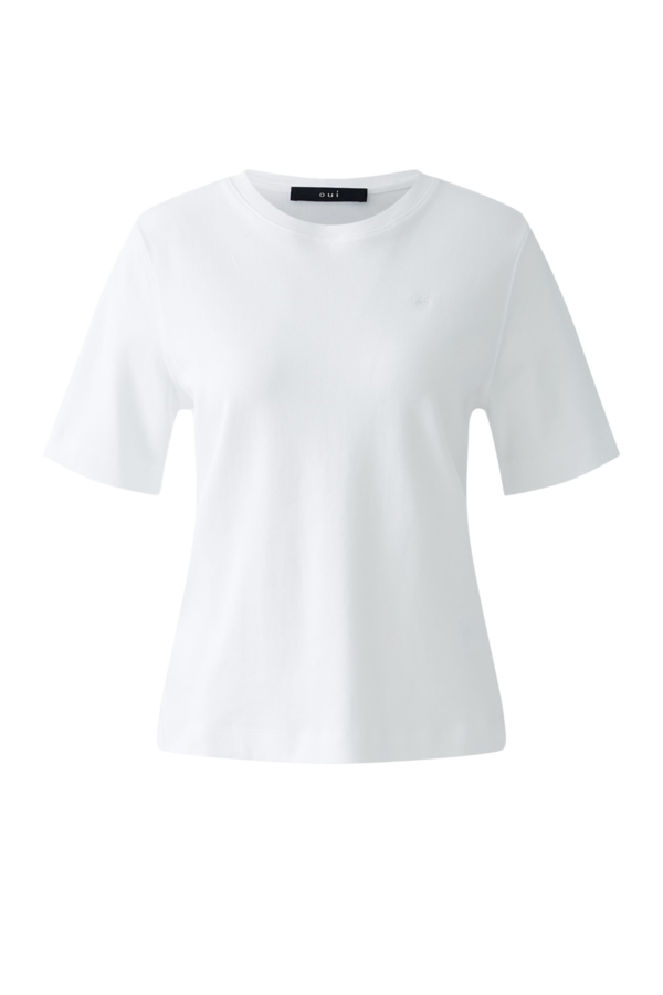 Logo Loose Fit Tee - White