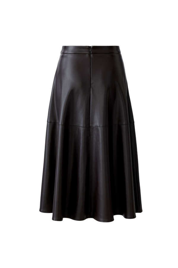 Leather Skirt - Dark Brown