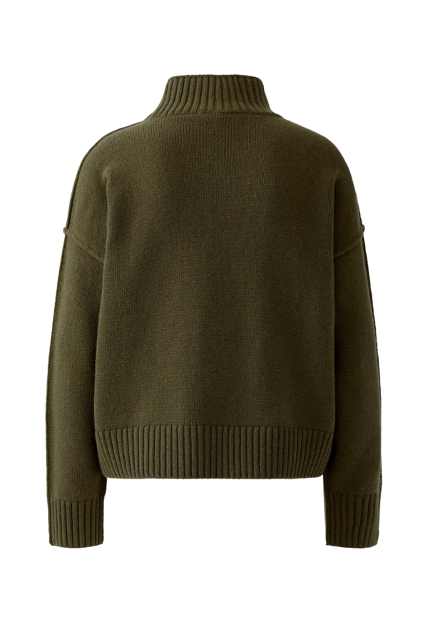 Knitted Pullover - Khaki Green