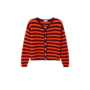 Vitow Cardigan - Grenat Raye