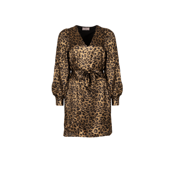 Dacey Dress - Shiny Leopard