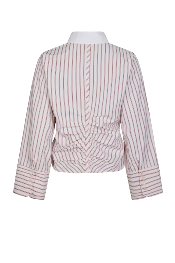 Francesca Stripe Shirt - Rose