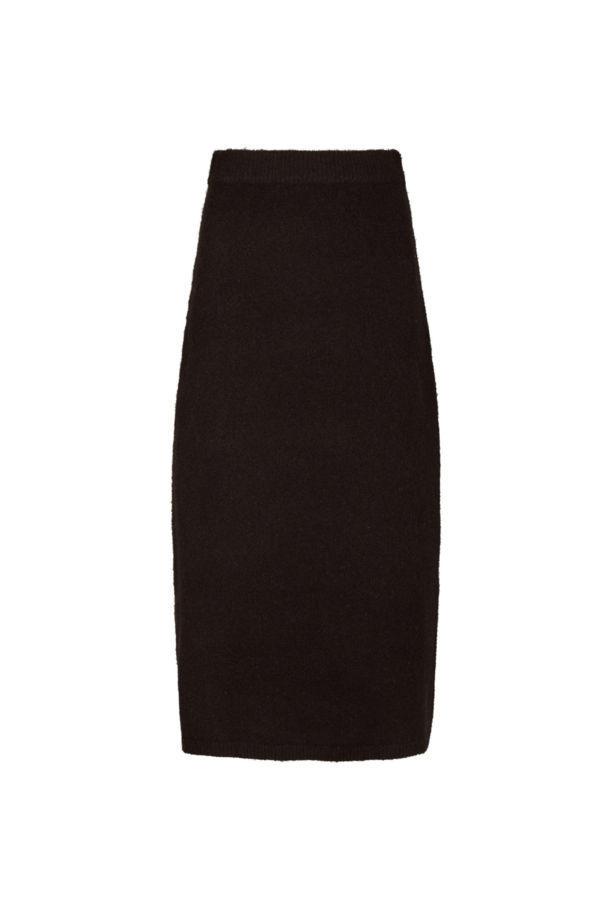 Hynne Knit Skirt - Dark Brown