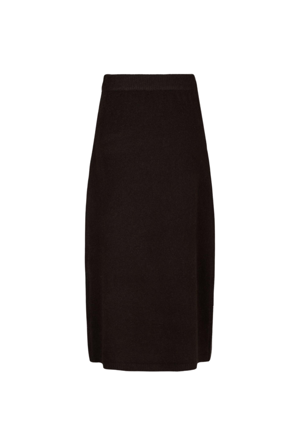 Hynne Knit Skirt - Dark Brown