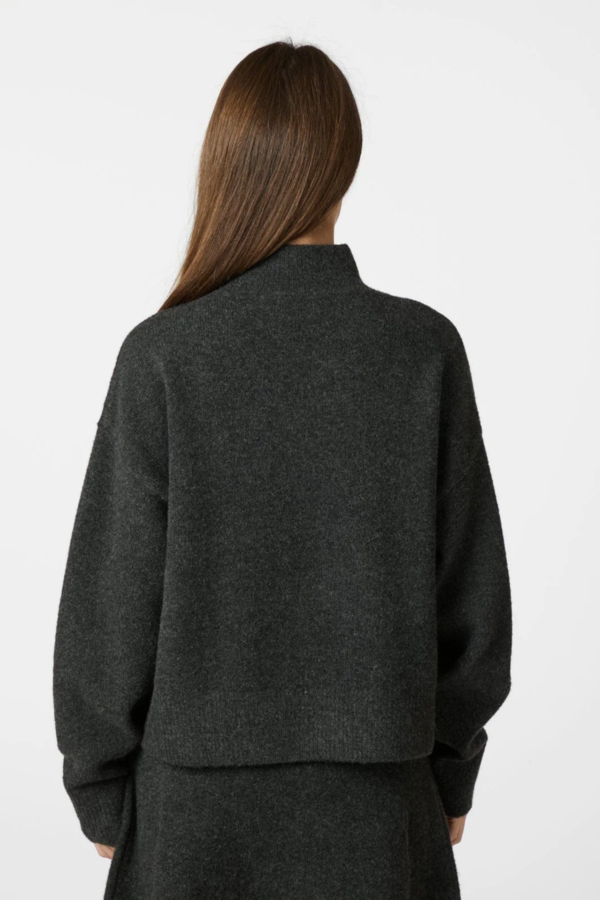 Paulina Knit Blouse - Antracit