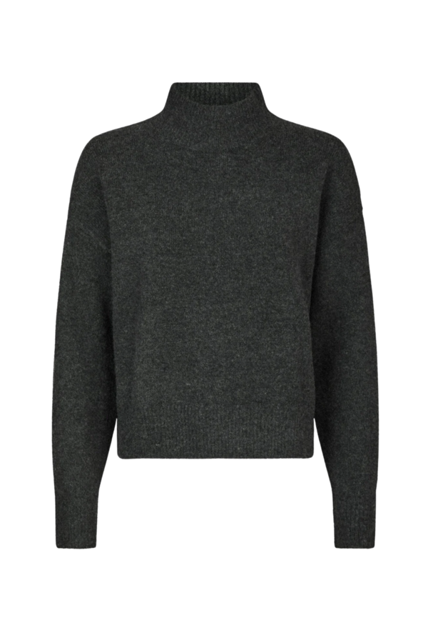 Paulina Knit Blouse - Antracit