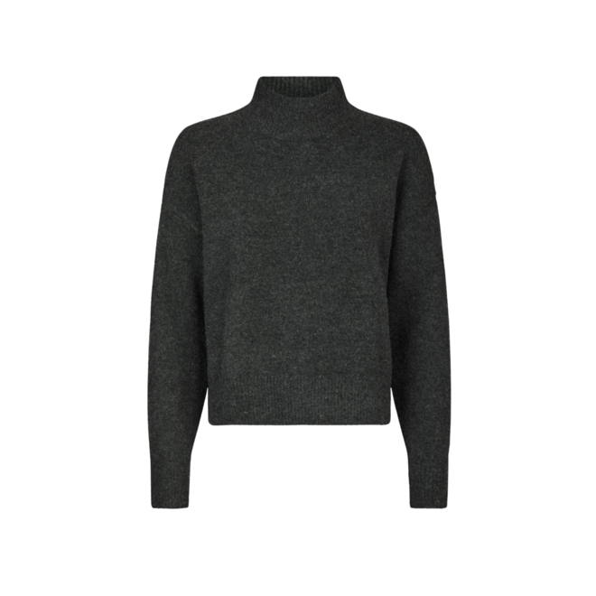 Paulina Knit Blouse - Antracit