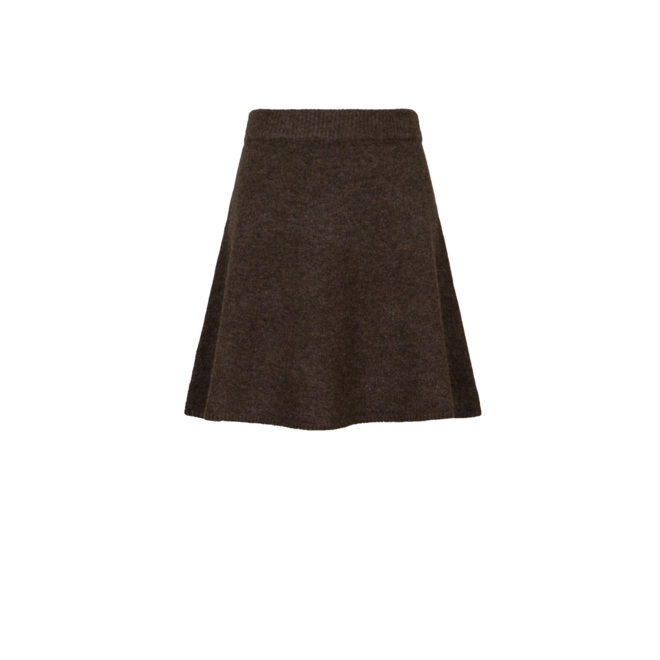 Gisa Knit Skirt - Dark Brown